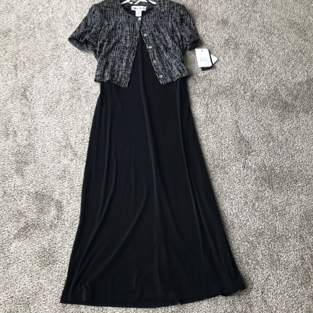 RONNIE NICOLE TANK WITH SHORT SLEEVE JACKET DRESS